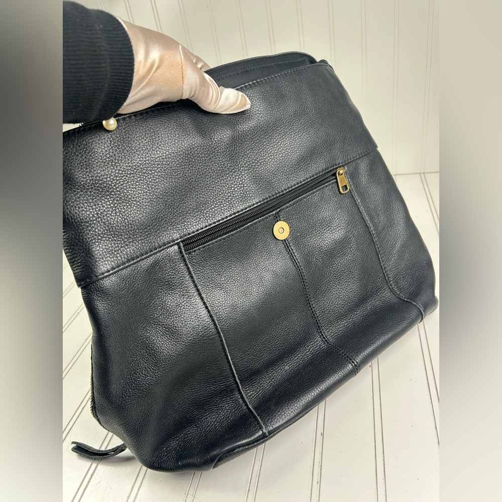 The Sak Leather Backpack Womenโs Vintage Y2K Slouchy Boho Shoulder Bag - Picture 10 of 13
